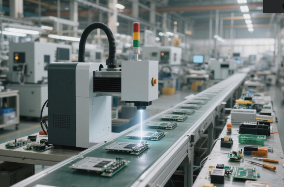 激光打標(biāo)機(jī)在電子產(chǎn)品上的應(yīng)用：精度到底能到什么程度？