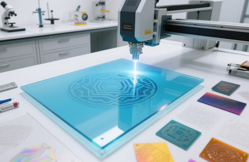 激光打標(biāo)機(jī)在塑料材質(zhì)上打標(biāo)的特殊效果？