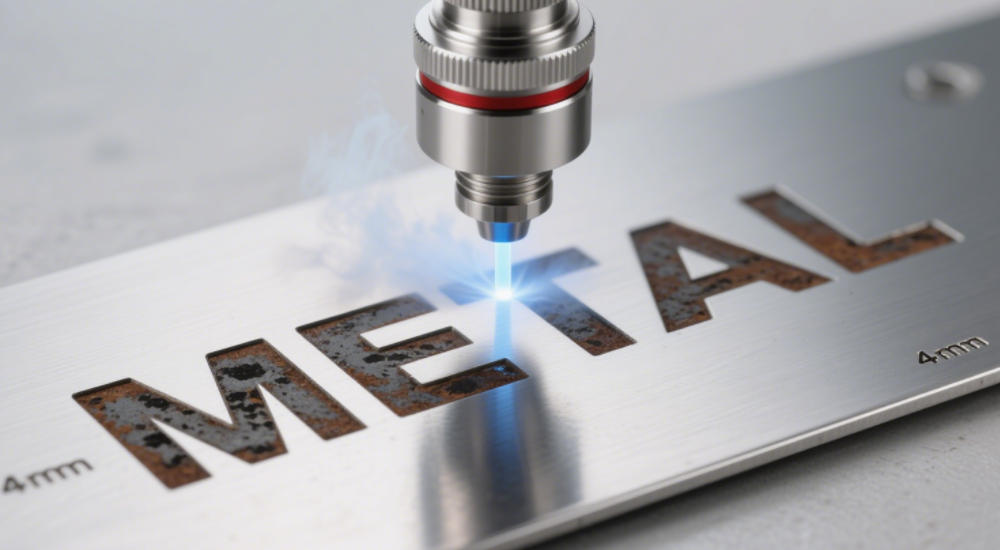 激光打標機打標金屬時出現氧化現象?原因與預防方法 激光打標機打標金屬時出現氧化現象?原因與預防方法