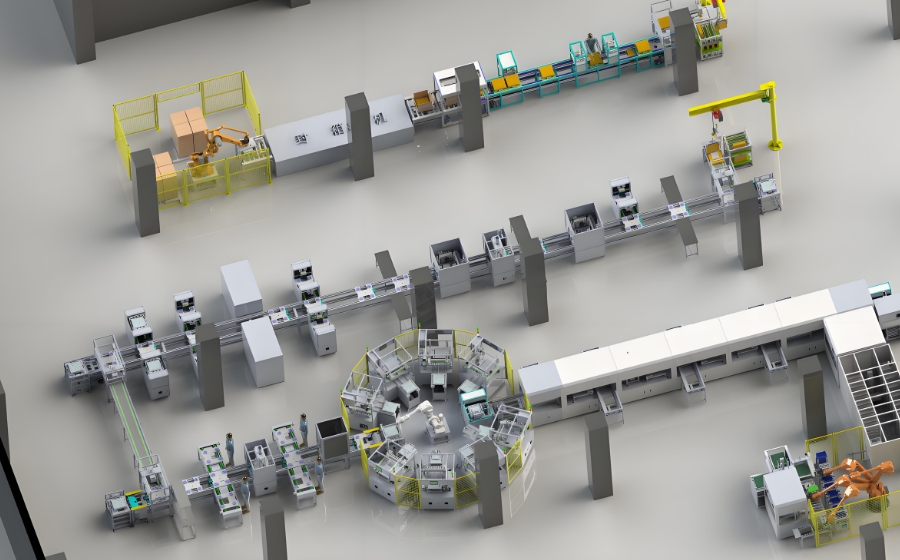 鋰電池模組pack自動生產線